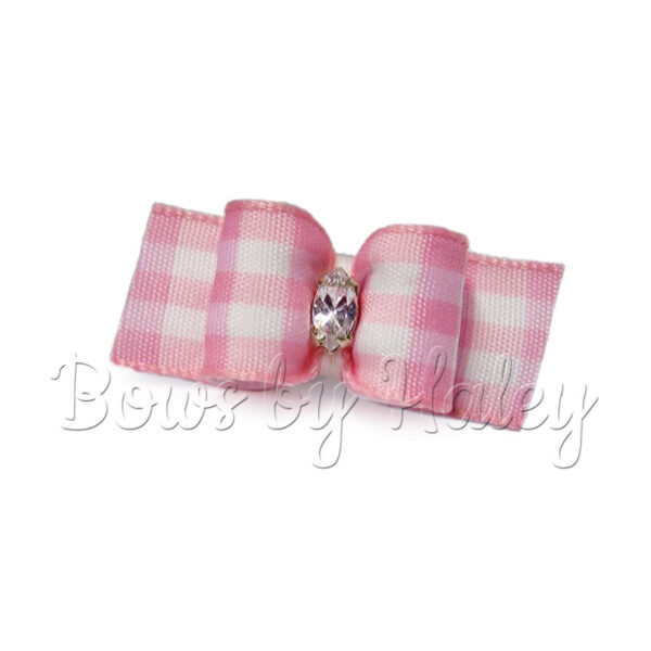 5/8 Gingham & Crystal- Choice of Color