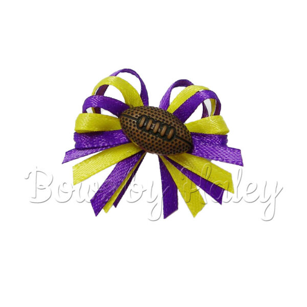 Football Lots-of-Loops Bow-Color Choice