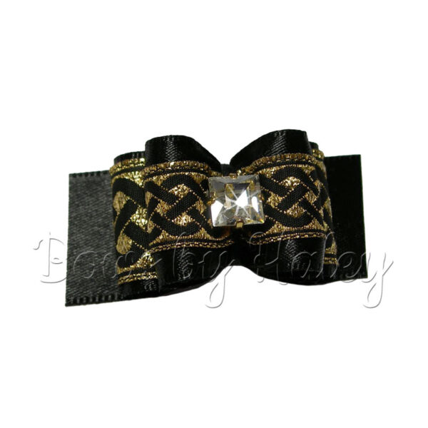 7/8" Stunning Black & Gold